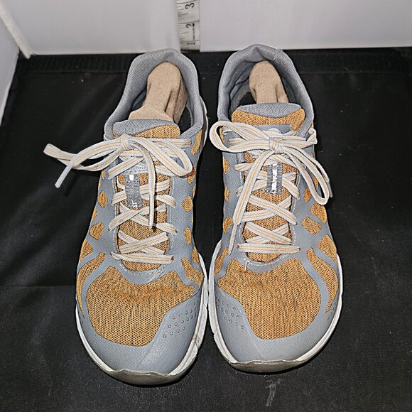 Merrell Bare Access Flex 2 Flame Orange Trainer Sneakers Size 7 - Picture 2 of 8